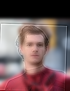 Color Spiderman Hybrid Fourier Image
